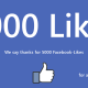 5000 Facebook likes